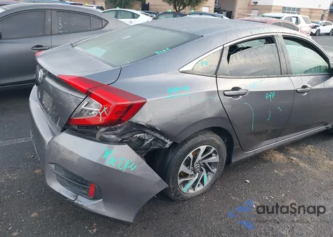 2016 Honda Civic Ex from USA, damaged, VIN 19XFC2F83GE003714